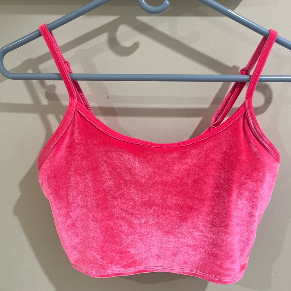 Victoria’s Secret PINK Active Velour Ultimate Lined Bra Bralette Size Medium